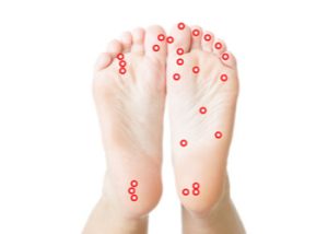 How to massage foot pressure points